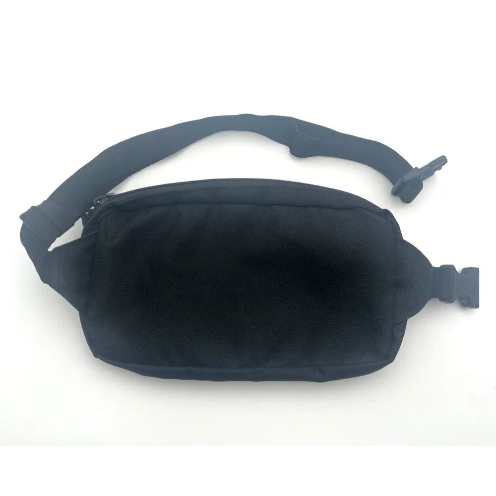 Jansport Waisted Fanny Pack Black Adjustable Waist Belt Vintage Style
